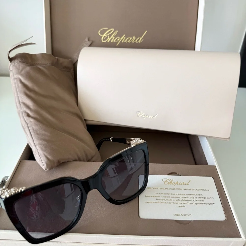 NWT!!! Chopard sunglasses  special collection SCH330S Authentic Retail 2500$